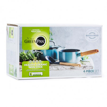 Set Greenpan Mayflower casserole, casserole et louche