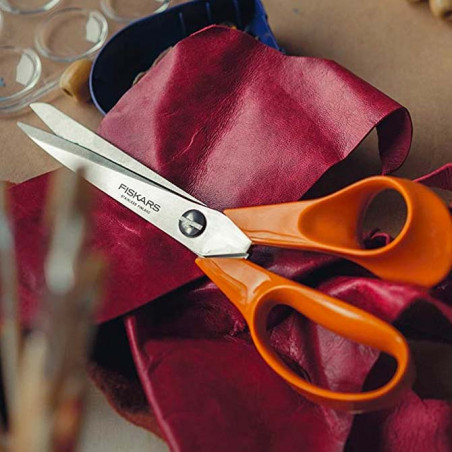 Tijeras de uso general de 21 cm, color naranja, de Fiskars