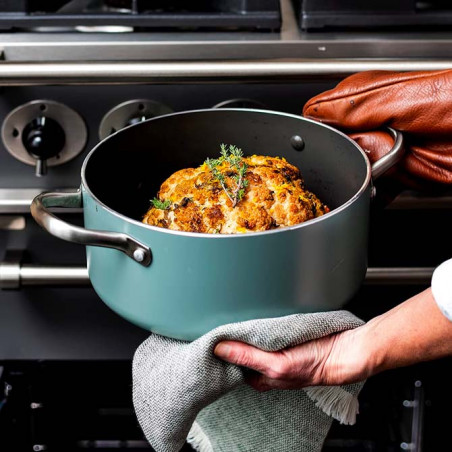 Set Greenpan Mayflower casserole, casserole et louche