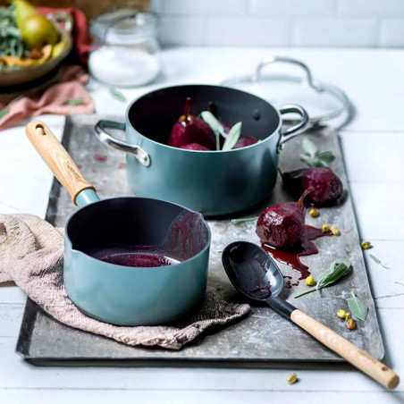 Set Greenpan Mayflower casserole, casserole et louche