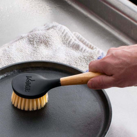 Brosse de nettoyage pour poêle en fonte Lodge