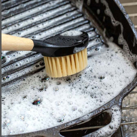 Brosse de nettoyage pour poêle en fonte Lodge