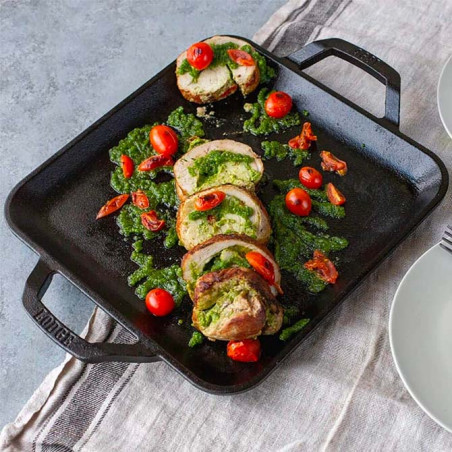 Lodge Gusseisen Quadrat glatt Gusseisen Griddle Lodge
