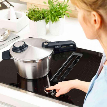 Olla a presión Fissler Vitavit Premium con cestillo + trípode