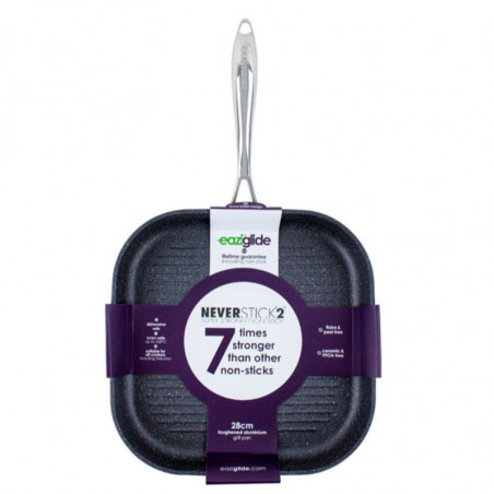 Poêle à griller antiadhésive Neverstick2 Eaziglide