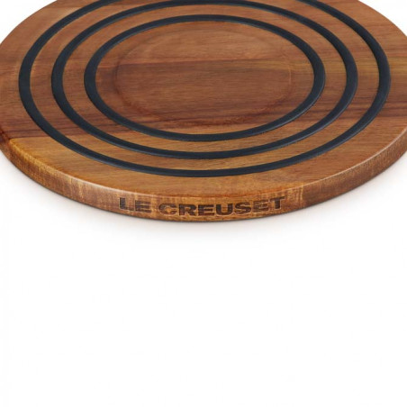 Salvamantel magnético madera de Acacia Le Creuset