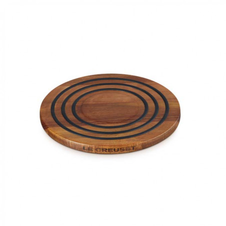 Base para tachos em madeira de Acácia Le Creuset