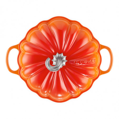 Le Creuset Pompoencookotte Limited Edition Bovenaanzicht deksel
