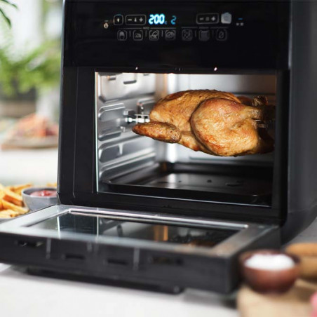 Breville Heißluftfritteuse mit Halogen-Rotisserie