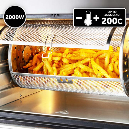 Breville Heißluftfritteuse mit Halogen-Rotisserie
