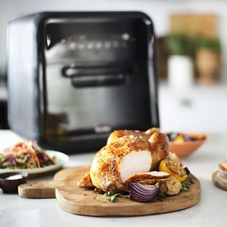 Breville Heißluftfritteuse mit Halogen-Rotisserie