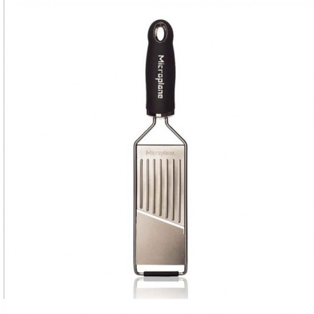 Stalen mandoline met Microplane Gourmet-beschermer