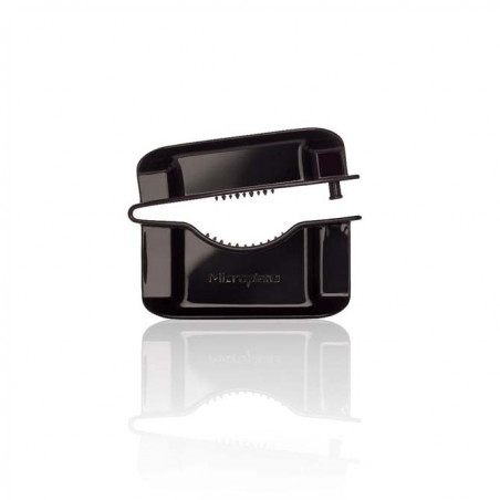 Stalen mandoline met Microplane Gourmet-beschermer