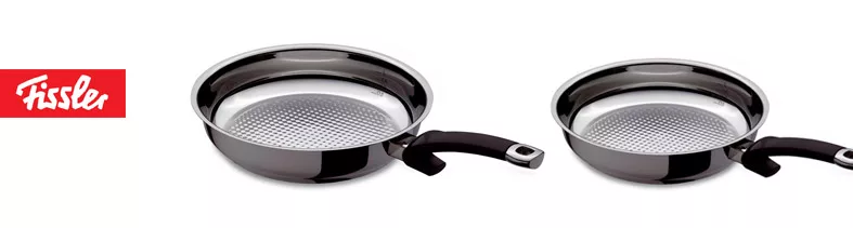 Sartenes Crispy de Fissler de acero inoxidable