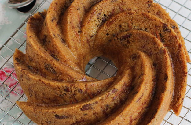Receta bundt cake zanahoria con molde Nordic Ware