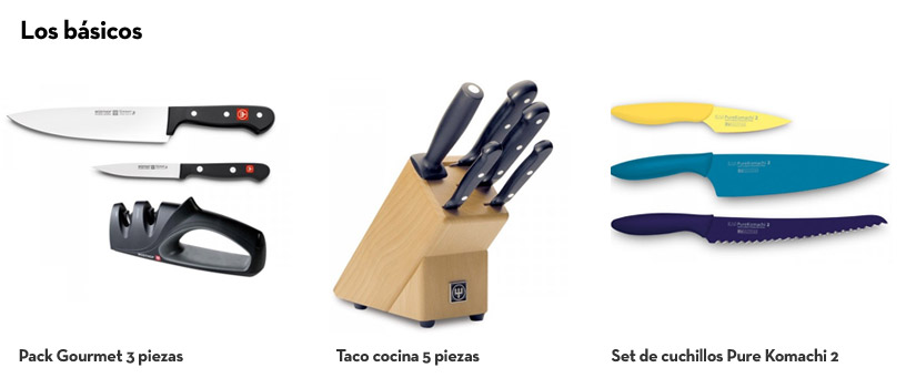 Set de cuchillos básicos