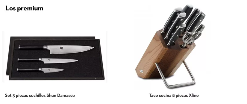 Set cuchillos de cocina premium