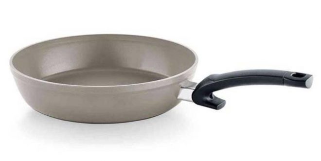 Sartén Fissler para inducción con antiadherente cerámico.