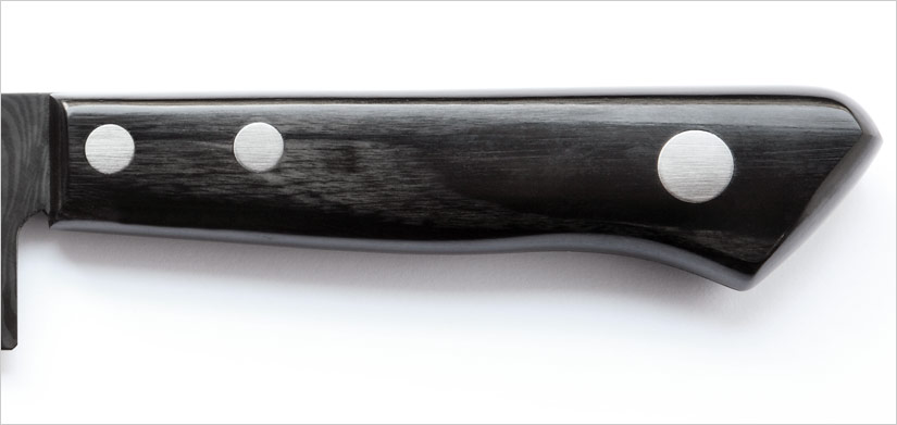 mango de madera de pakka - cuchillos de cerámica Kyocera Kyotop