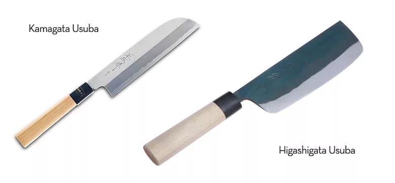 Tipos de cuchillos Usuba