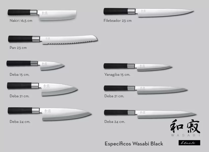 Cuchillos para uso específico y cuchillos orientales de Kai