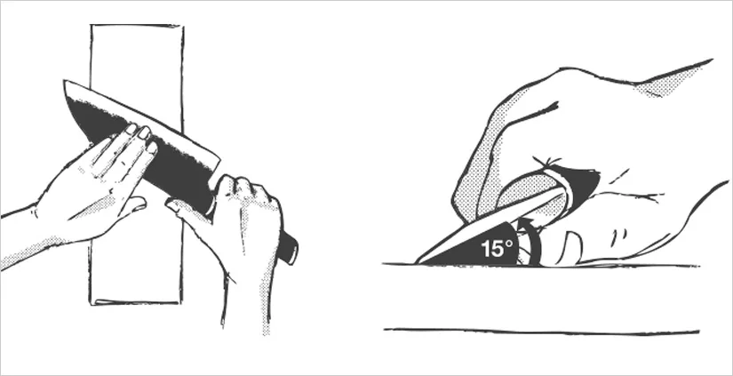 3 técnicas para afilar tus cuchillos