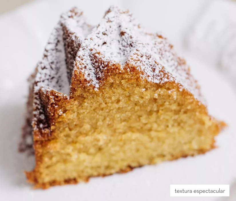 Trozo de bundt cake de nata ¿te apetece?