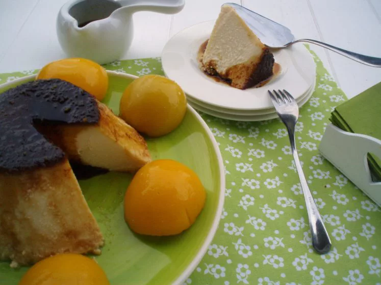 flan en olla a presión