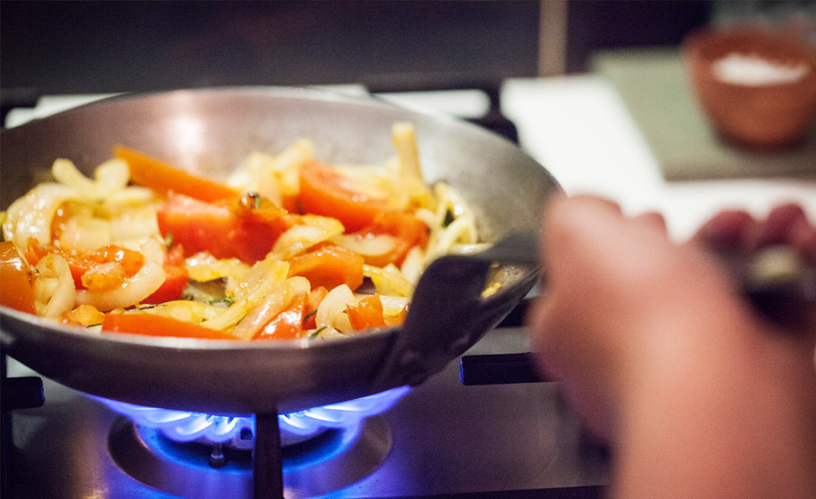 Cocinar en sartenes