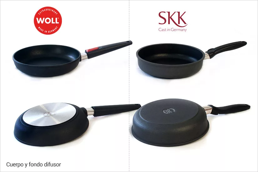 SARTEN con MANGO EXTRAIBLE INDUCCION 26 cm - SKK