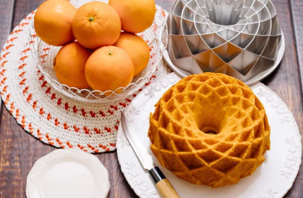 Bundt Cake de naranja, receta fácil