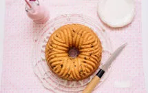 Bundt cake de plátano y chocolate