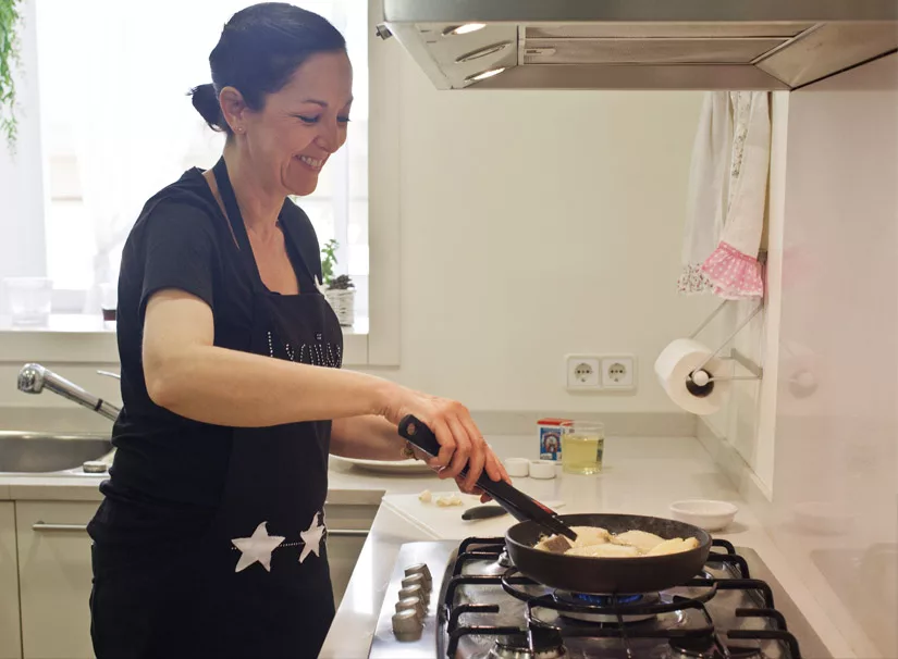 Cocinando con sartenes Woll