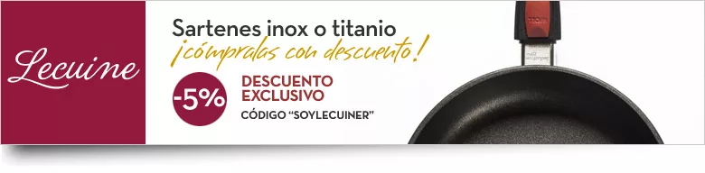 Comprar sartenes de acero inoxidable o titanio