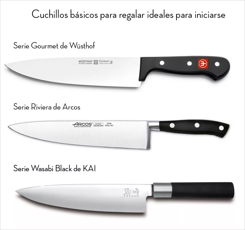 Cuchillos básicos para regalar