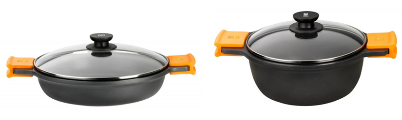 Cacerolas alta y baja Bra Efficient Orange