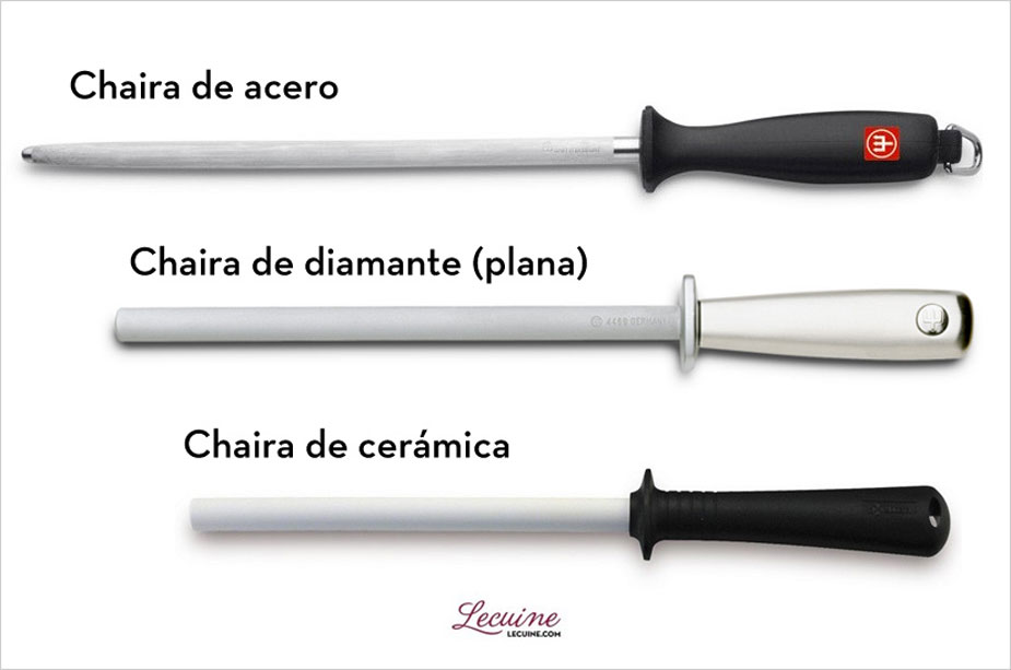 Chairas de acero, diamante y cerámica