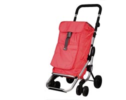  Carrito de compras plegable de gran capacidad con 4