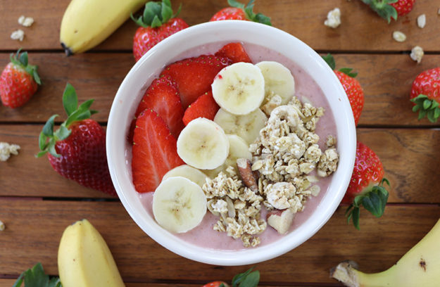 Smoothie bowl fresas