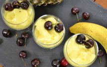 Receta helado de piña