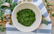 Pesto de Kale receta paso a paso