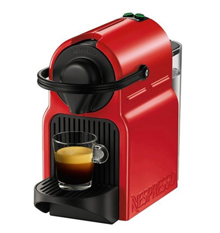  Cafetera de cápsulas, cafetera creativa para oficina en casa,  caliente y frío, café espresso y cafetera de capuchino (color : rojo) :  Hogar y Cocina