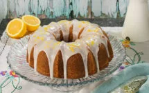 Bundt cake triple limón