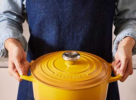 Las cocottes Le Creuset se fabrican en Francia