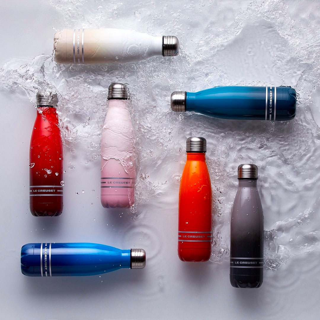 Botellas de acero inoxidable le creuset