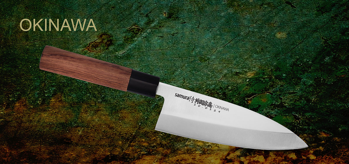 Cuchillo Deba Samura serie Okinawa