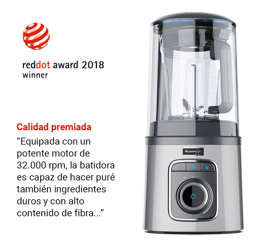 Diseño premiado por Red Dot Award