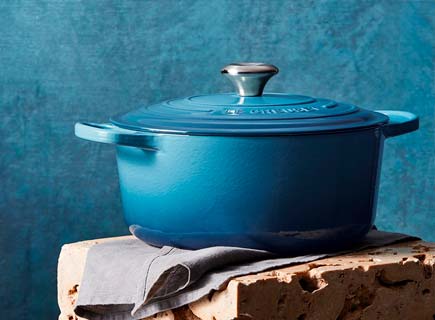 Guante denim Le Creuset para horno ¡cómpralo aquí!