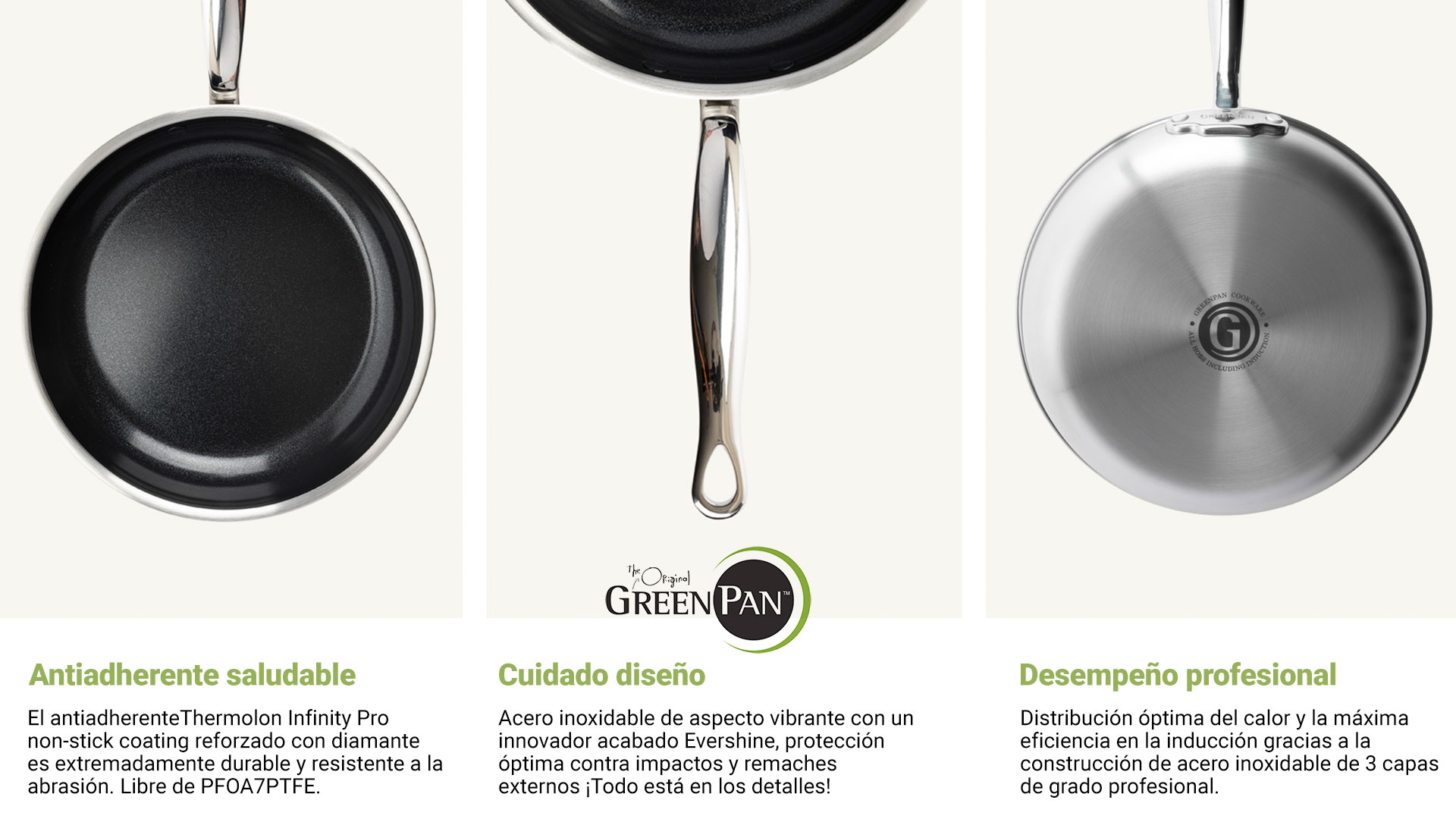 Sartenes Green Pan, sartenes para un estilo saludable - Lecuiners