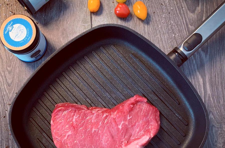Parrilla grill Woll XR Logic en acción